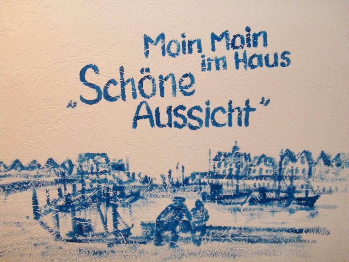 Gastehaus " Schone Aussicht " Lejlighed Neuharlingersiel Eksteriør billede